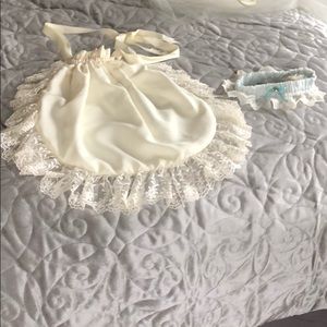 Wedding Money bag and garter